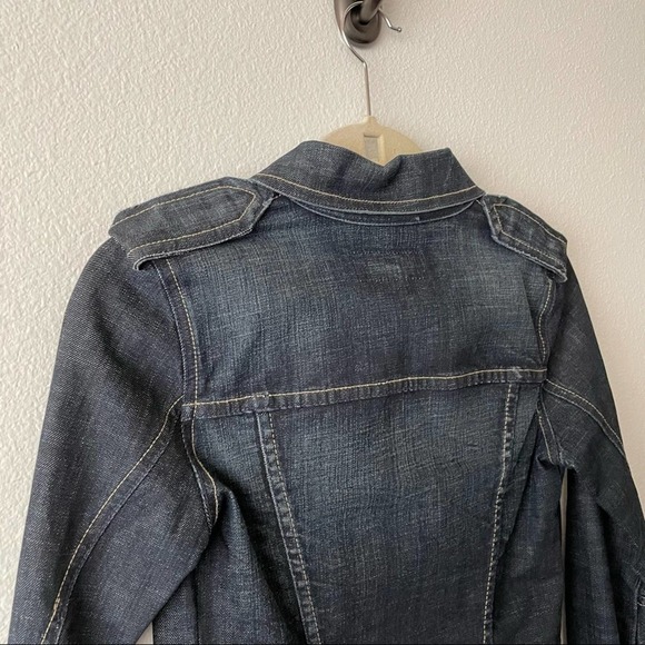 Juicy Couture Zip Up Denim Jacket - Picture 7 of 8